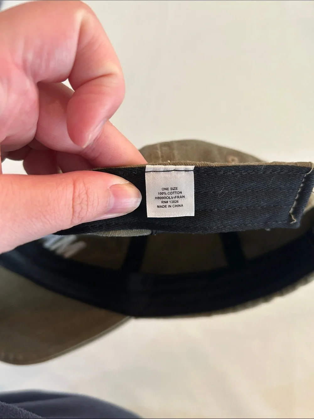 MAMA Embroidered Olive Hat